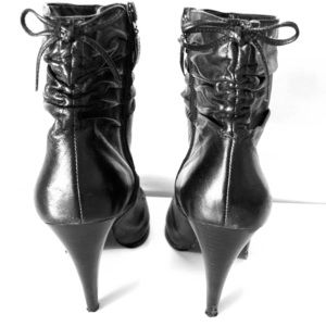 Guess Black Heeled Booties